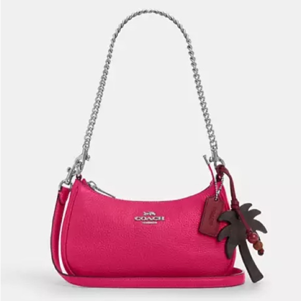 NWT coach!! Teri Mini Crossbody Bag With Palm Tree Charm - Picture 1 of 8